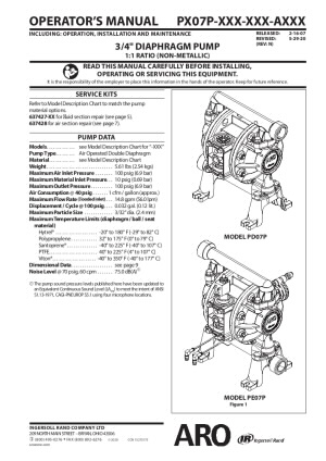 3/4'' Non-Metallic Diaphragm Pump