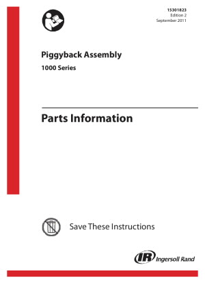 1000 Series Filter-Regulator “Piggyback”