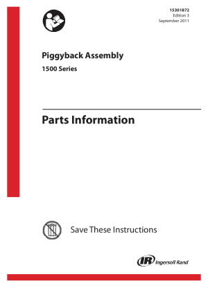 1500 Series Filter-Regulator “Piggyback”