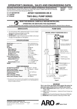 AF0411 Series 2-Ball Piston Pumps