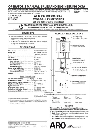 AF1223X5 UV/EB Series 2-Ball Pump