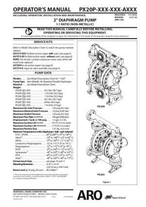 2” EXP Неметалічний пневматичний мембранний насос