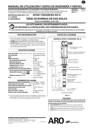 AF0411 Series 2-Ball Piston Pumps