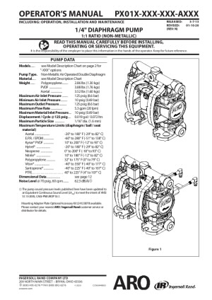 1/4'' Non-Metallic Diaphragm Pump