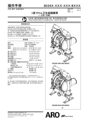 ARO FDA Stainless Steel Diaphragm Pump