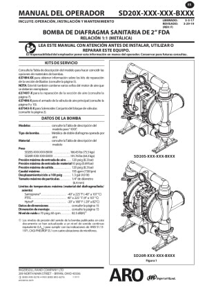 ARO FDA Stainless Steel Diaphragm Pump