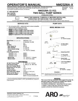 NM2328A-11-X11 2-Ball Piston Pump