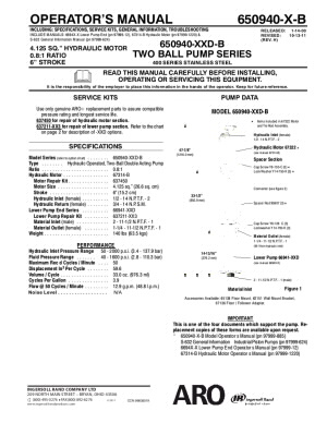 650940-XXD-B 2-Ball Pump Piston Pump