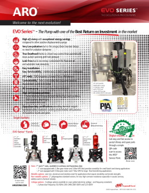 2″ EVO Series Polypropylene Electric Diaphragm Pumps