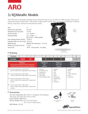 3/4'' Aluminum Diaphragm Pump